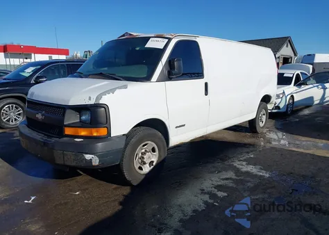 2006 Chevrolet Express Work Van z USA, uszkodzony, nr VIN 1GCGG29U761122658
